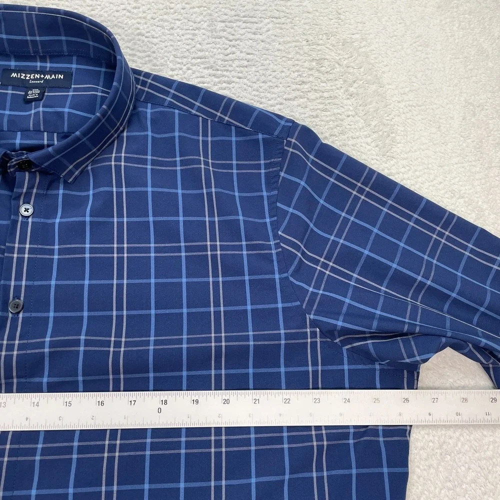 Mizzen Main Leeward‎ Shirt Men's Size 2XL Performance Button Down